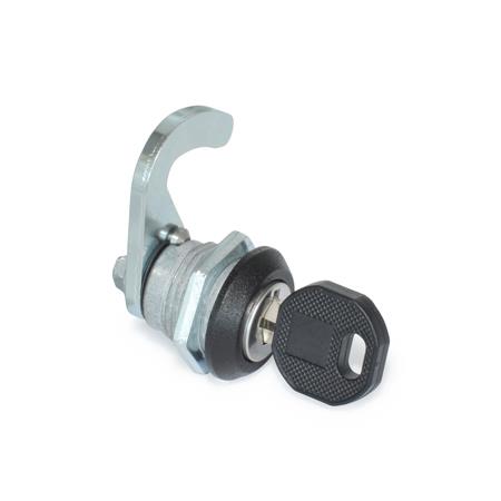 Otto Ganter Hook Type Latch Lockable, GN 115.8